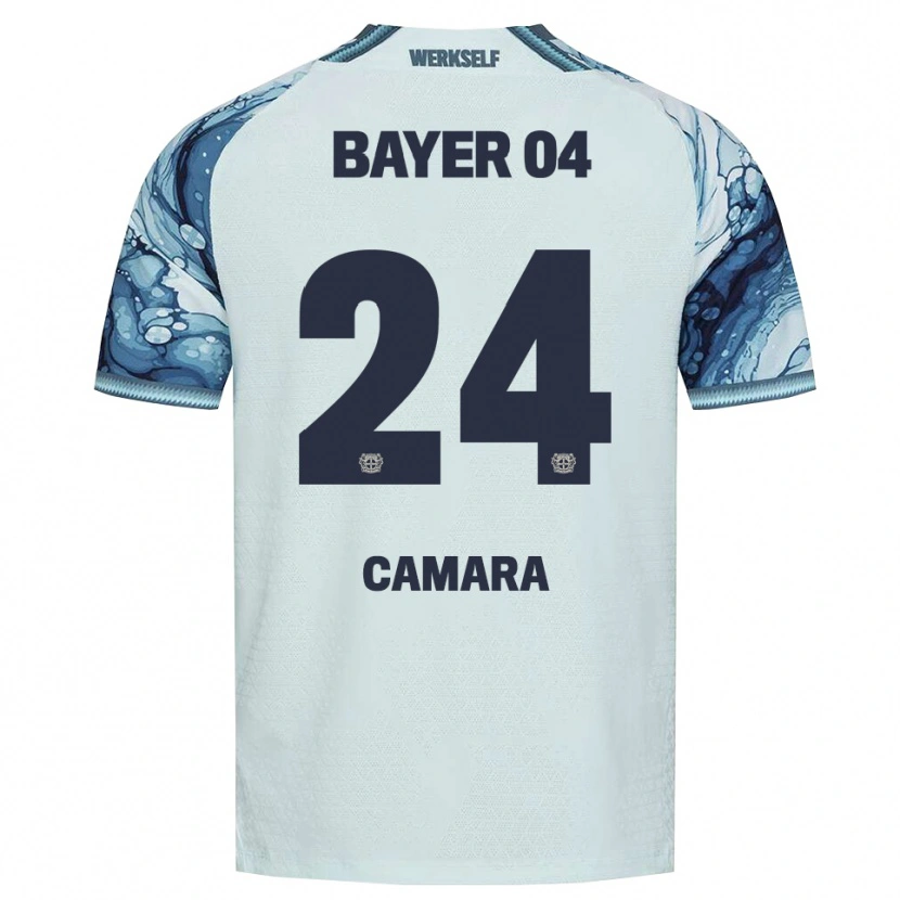 Danxen Niño Camiseta Nourdine Camara #24 Negro Verde Oscuro 2ª Equipación 2026/27 La Camisa