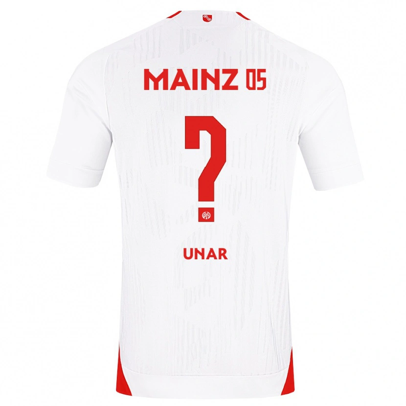 Danxen Niño Camiseta Ilyas Unar #0 Blanco Rojo Amarillo 2ª Equipación 2026/27 La Camisa