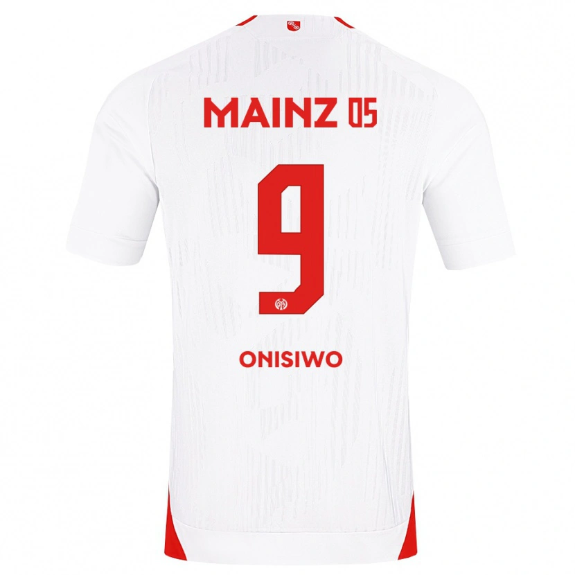Danxen Niño Camiseta Karim Onisiwo #9 Blanco Rojo Amarillo 2ª Equipación 2026/27 La Camisa