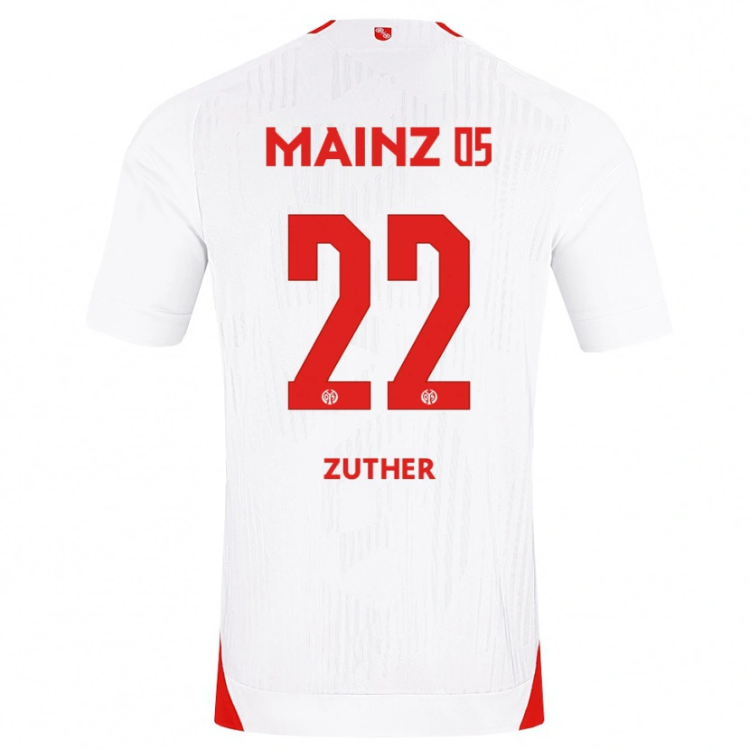 Danxen Niño Camiseta Pit Zuther #22 Blanco Rojo Amarillo 2ª Equipación 2026/27 La Camisa