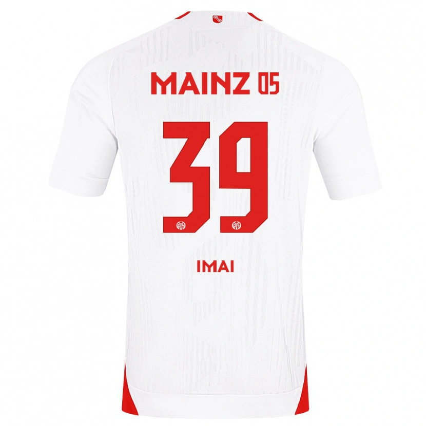 Danxen Niño Camiseta Yurina Imai #39 Blanco Rojo Amarillo 2ª Equipación 2026/27 La Camisa