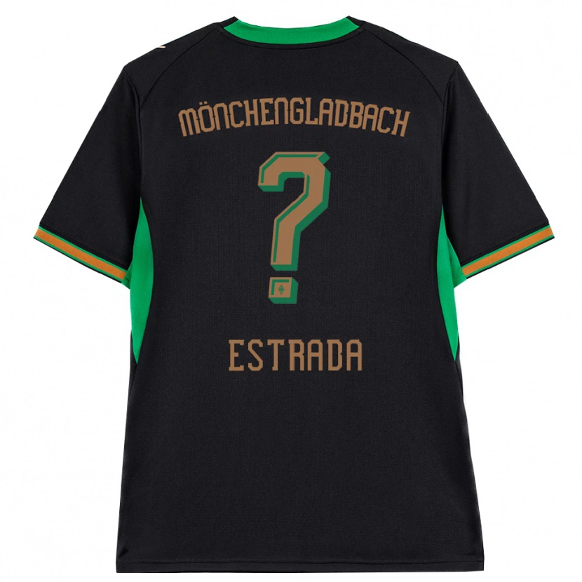 Danxen Niño Camiseta Joshua Jong Estrada #0 Negro Naranja Verde Marrón 2ª Equipación 2026/27 La Camisa