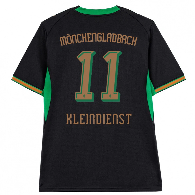 Danxen Niño Camiseta Tim Kleindienst #11 Negro Naranja Verde Marrón 2ª Equipación 2026/27 La Camisa