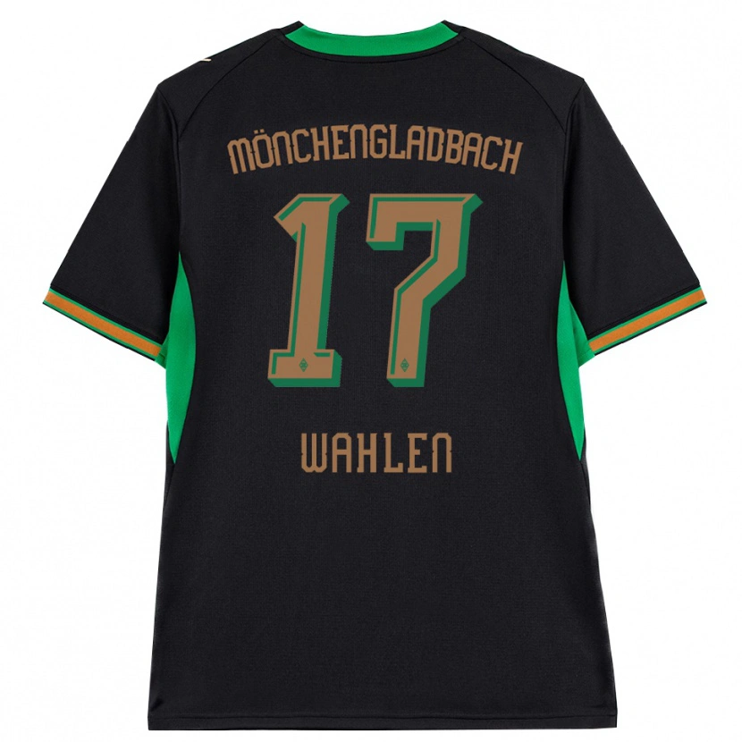 Danxen Niño Camiseta Vanessa Wahlen #17 Negro Naranja Verde Marrón 2ª Equipación 2026/27 La Camisa