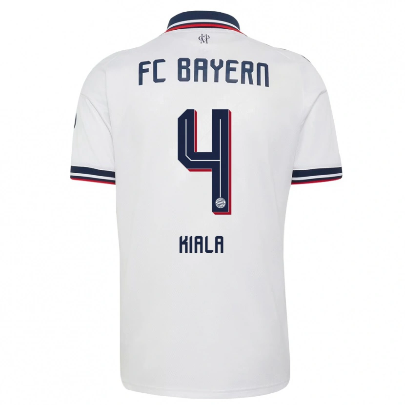 Danxen Niño Camiseta Cassiano Kiala #4 Gris Blanco Rojo 2ª Equipación 2026/27 La Camisa
