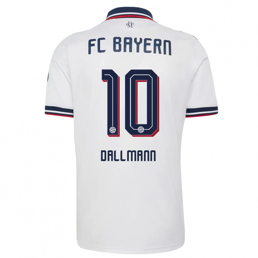 Danxen Niño Camiseta Linda Dallmann #10 Gris Blanco Rojo 2ª Equipación 2026/27 La Camisa