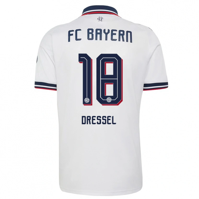Danxen Niño Camiseta Timon Dressel #18 Gris Blanco Rojo 2ª Equipación 2026/27 La Camisa