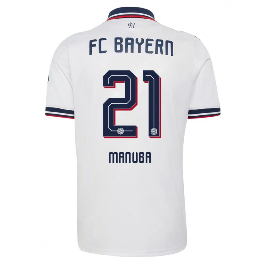 Danxen Niño Camiseta Vincent Manuba #21 Gris Blanco Rojo 2ª Equipación 2026/27 La Camisa
