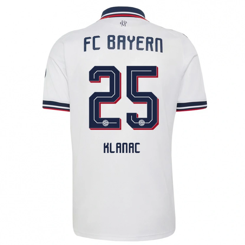 Danxen Niño Camiseta Luka Klanac #25 Gris Blanco Rojo 2ª Equipación 2026/27 La Camisa