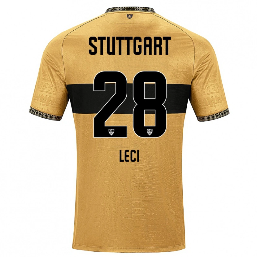 Danxen Niño Camiseta Besarta Leci #28 Blanco Negro Marrón 2ª Equipación 2026/27 La Camisa