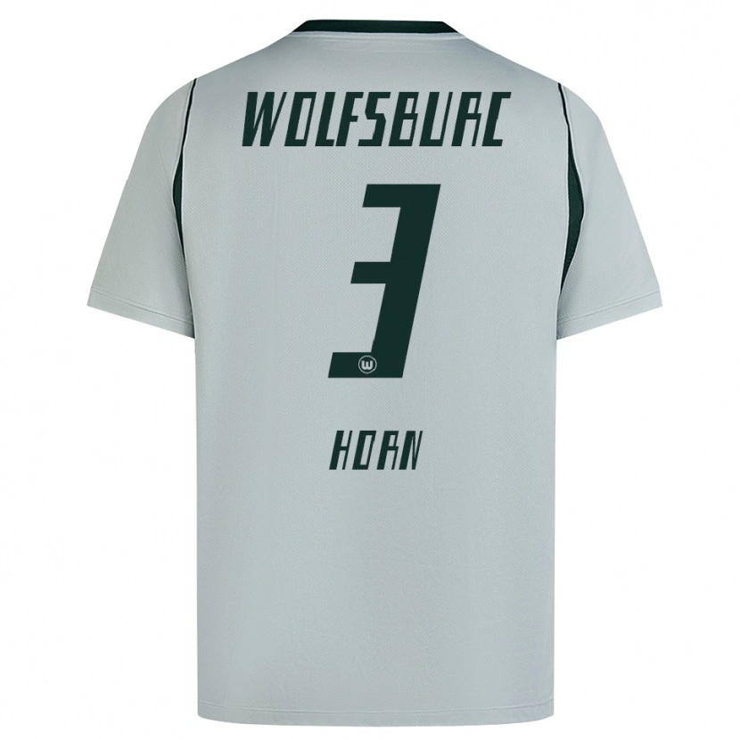 Danxen Niño Camiseta Noah Horn #3 Verde Gris 2ª Equipación 2026/27 La Camisa