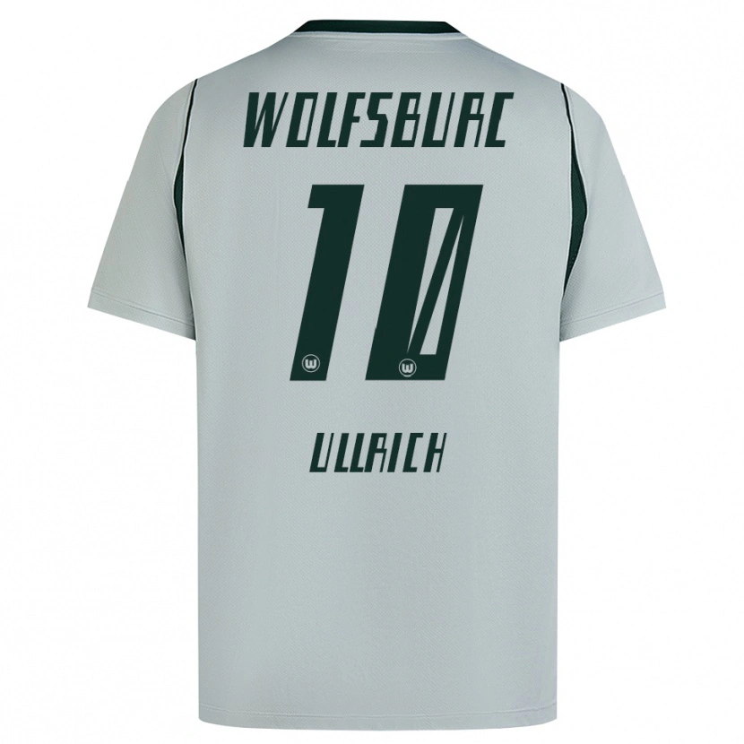 Danxen Niño Camiseta Pepe Ullrich #10 Verde Gris 2ª Equipación 2026/27 La Camisa