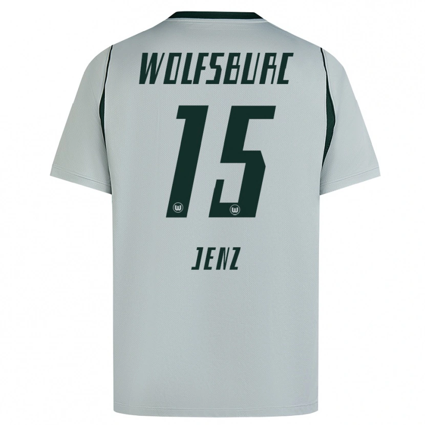 Danxen Niño Camiseta Moritz Jenz #15 Verde Gris 2ª Equipación 2026/27 La Camisa