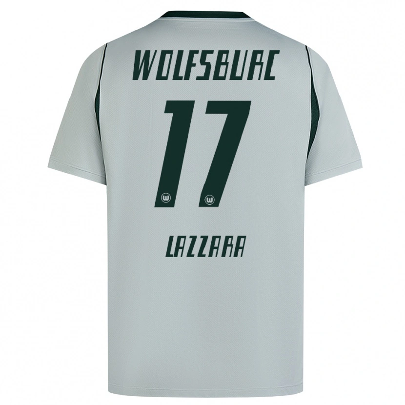 Danxen Niño Camiseta Luan Lazzara #17 Verde Gris 2ª Equipación 2026/27 La Camisa