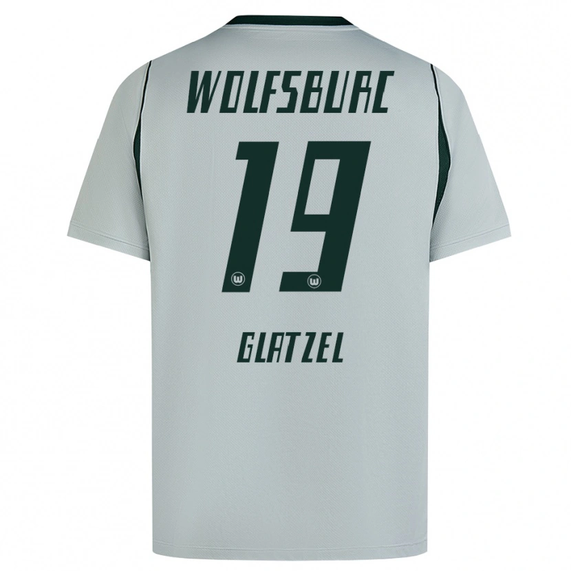 Danxen Niño Camiseta Robert Glatzel #19 Verde Gris 2ª Equipación 2026/27 La Camisa