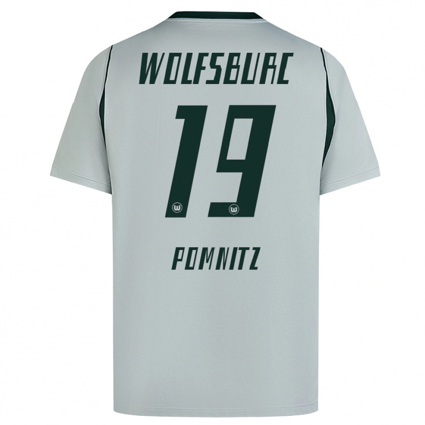 Danxen Niño Camiseta Leonard Pomnitz #19 Verde Gris 2ª Equipación 2026/27 La Camisa