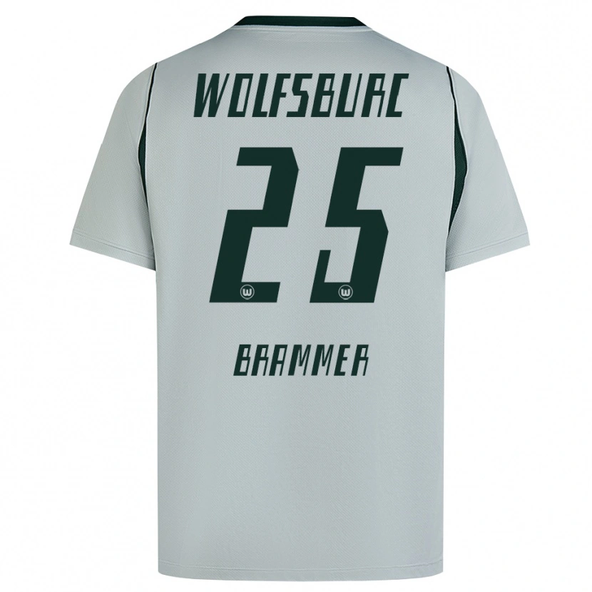 Danxen Niño Camiseta Ole Brammer #25 Verde Gris 2ª Equipación 2026/27 La Camisa