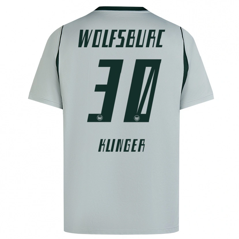 Danxen Niño Camiseta Niklas Klinger #30 Verde Gris 2ª Equipación 2026/27 La Camisa