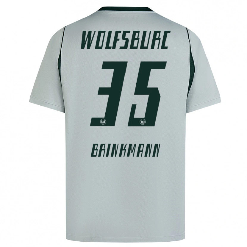 Danxen Niño Camiseta Karla Brinkmann #35 Verde Gris 2ª Equipación 2026/27 La Camisa
