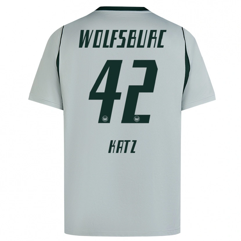 Danxen Niño Camiseta Bruno Katz #42 Verde Gris 2ª Equipación 2026/27 La Camisa