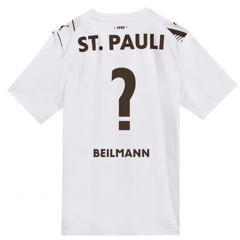 Danxen Niño Camiseta Erwin Beilmann #0 Café Blanco Rojo 2ª Equipación 2026/27 La Camisa