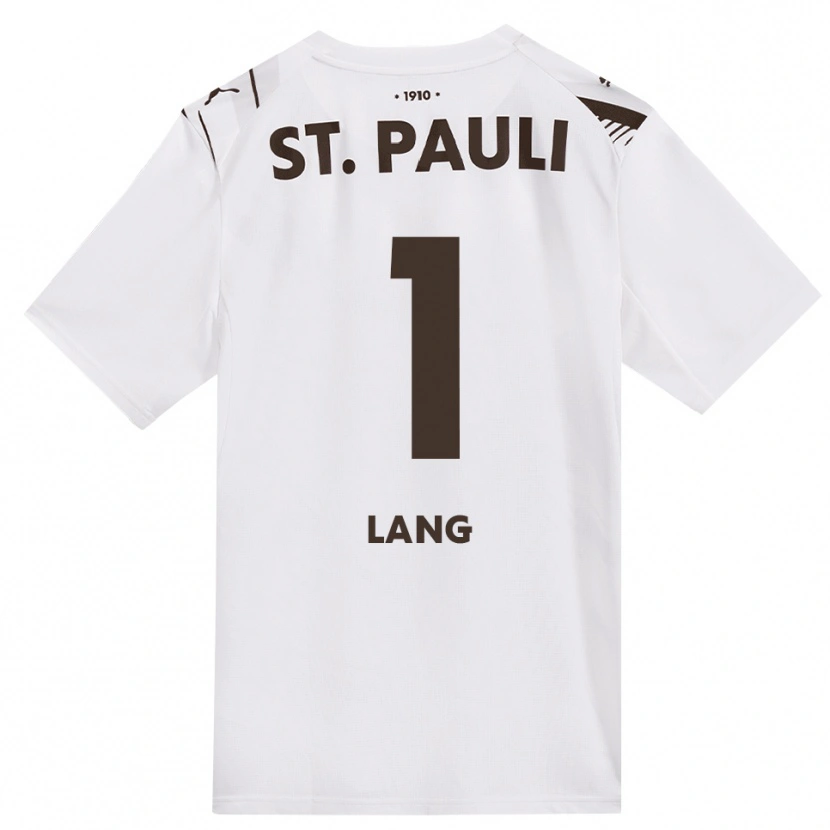 Danxen Niño Camiseta Christoph Lang #1 Café Blanco Rojo 2ª Equipación 2026/27 La Camisa