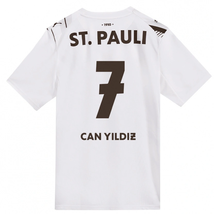 Danxen Niño Camiseta Emre Can Yildiz #7 Café Blanco Rojo 2ª Equipación 2026/27 La Camisa