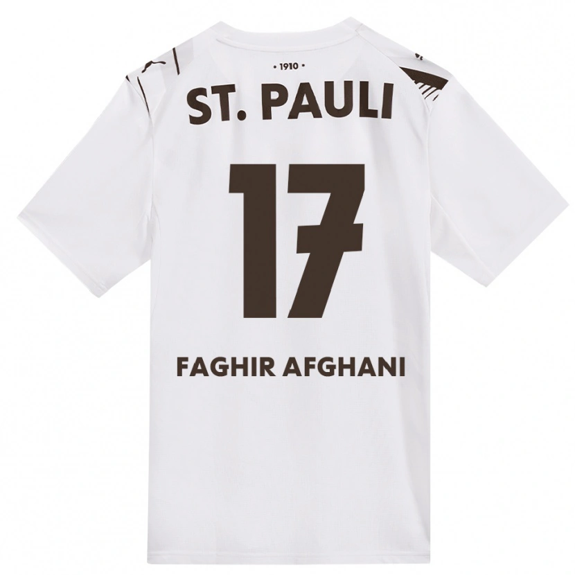 Danxen Niño Camiseta Younan Faghir Afghani #17 Café Blanco Rojo 2ª Equipación 2026/27 La Camisa