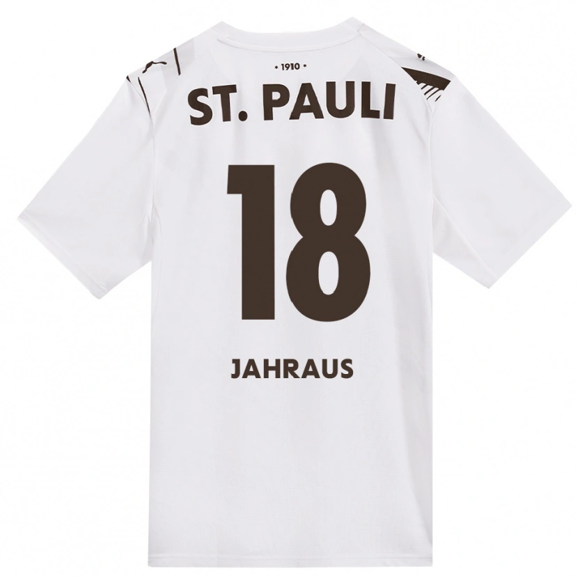 Danxen Niño Camiseta Luis Jahraus #18 Café Blanco Rojo 2ª Equipación 2026/27 La Camisa