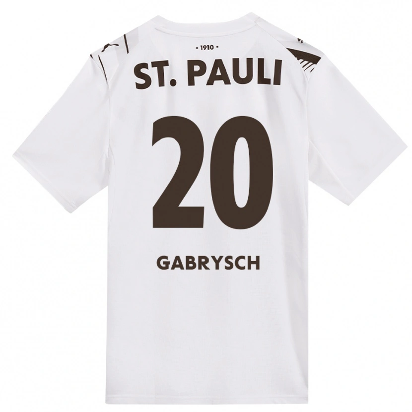 Danxen Niño Camiseta David Gabrysch #20 Café Blanco Rojo 2ª Equipación 2026/27 La Camisa