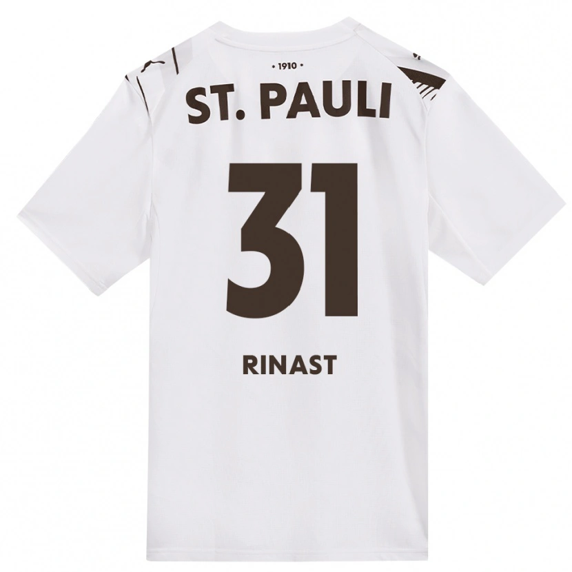 Danxen Niño Camiseta Rachel Rinast #31 Café Blanco Rojo 2ª Equipación 2026/27 La Camisa