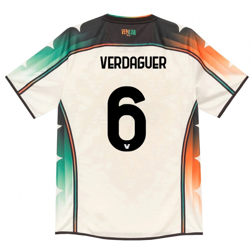 Danxen Niño Camiseta Judith Verdaguer #6 Oldlace Naranja Verde 2ª Equipación 2026/27 La Camisa