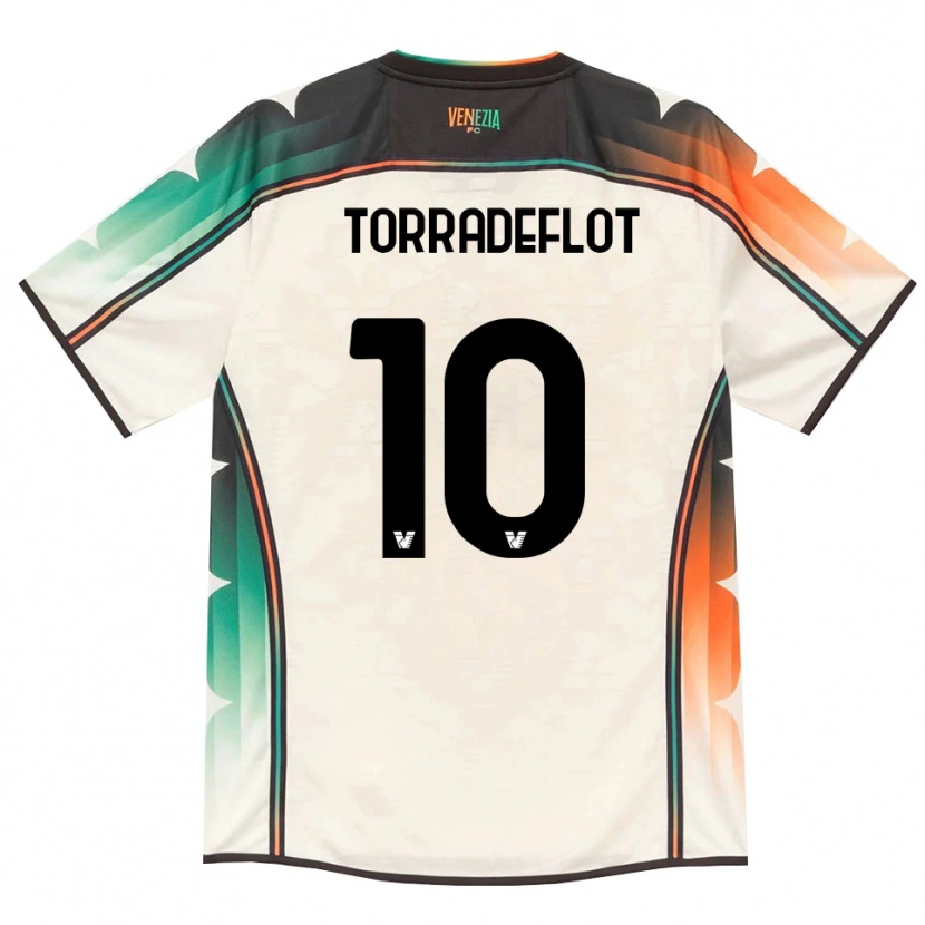 Danxen Niño Camiseta Queral Torradeflot #10 Oldlace Naranja Verde 2ª Equipación 2026/27 La Camisa