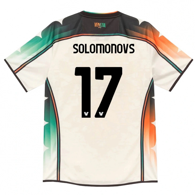 Danxen Niño Camiseta Nikita Solomonovs #17 Oldlace Naranja Verde 2ª Equipación 2026/27 La Camisa