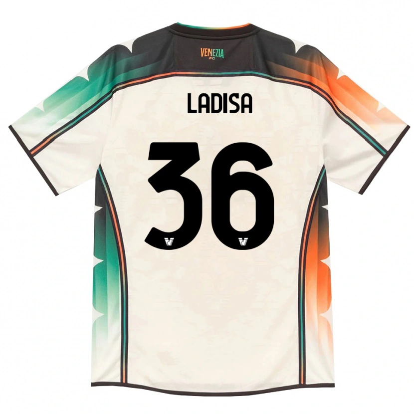 Danxen Niño Camiseta Marco Ladisa #36 Oldlace Naranja Verde 2ª Equipación 2026/27 La Camisa