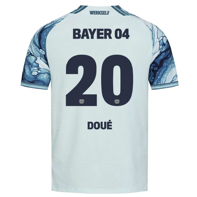Danxen Hombre Camiseta Guéla Doué #20 Negro Verde Oscuro 2ª Equipación 2026/27 La Camisa