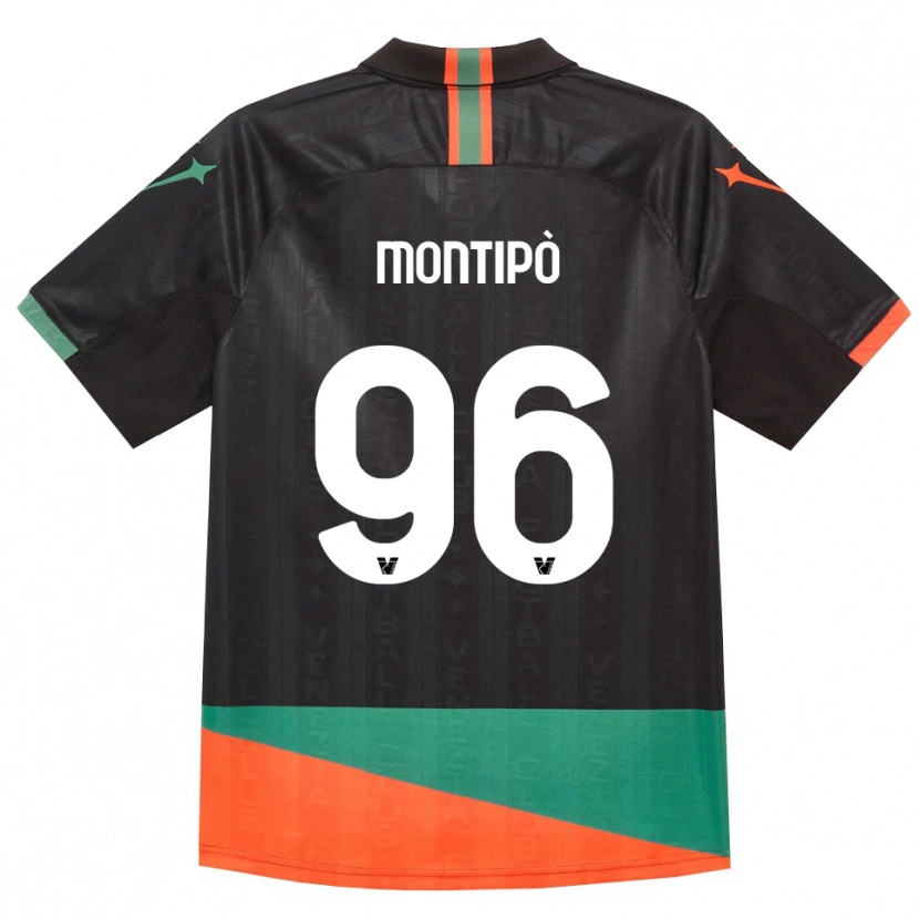 Danxen Hombre Camiseta Lorenzo Montipò #96 Negro Naranja Verde 1ª Equipación 2026/27 La Camisa