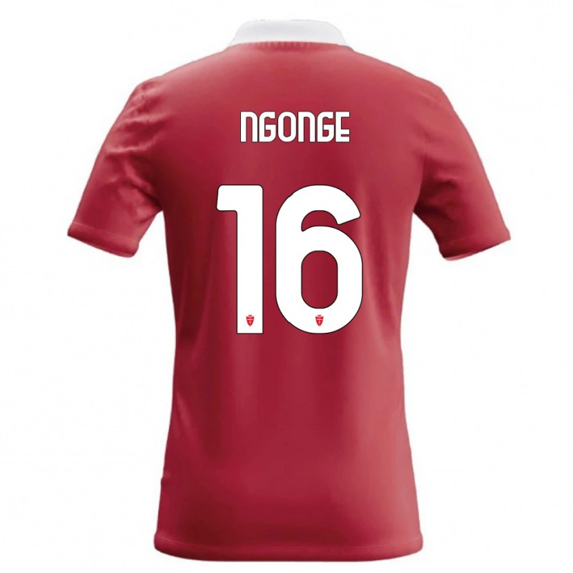 Danxen Hombre Camiseta Cyril Ngonge #16 Rojo Blanco 1ª Equipación 2026/27 La Camisa