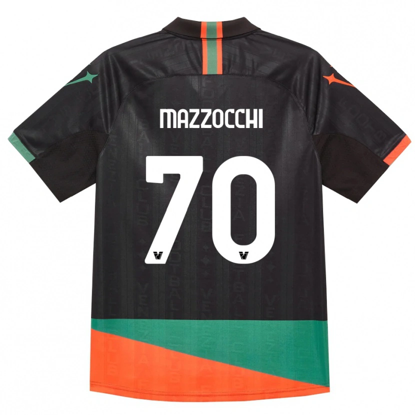 Danxen Hombre Camiseta Pasquale Mazzocchi #70 Negro Naranja Verde 1ª Equipación 2026/27 La Camisa