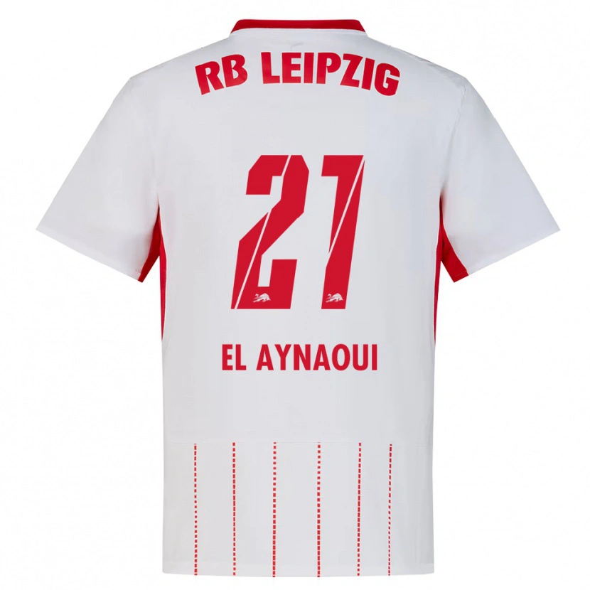 Danxen Hombre Camiseta Neil El Aynaoui #21 Rojo Blanco Amarillo 1ª Equipación 2026/27 La Camisa