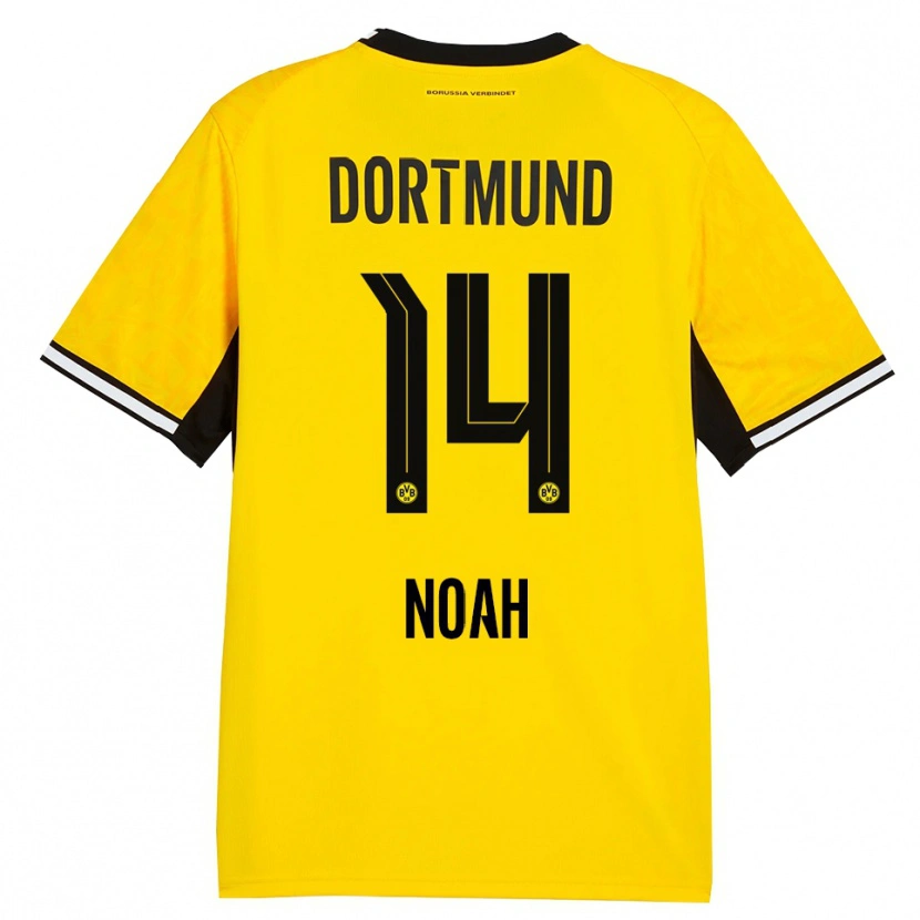 Danxen Hombre Camiseta Colin Noah Kleine-Bekel #14 Amarillo Negro Blanco 1ª Equipación 2026/27 La Camisa