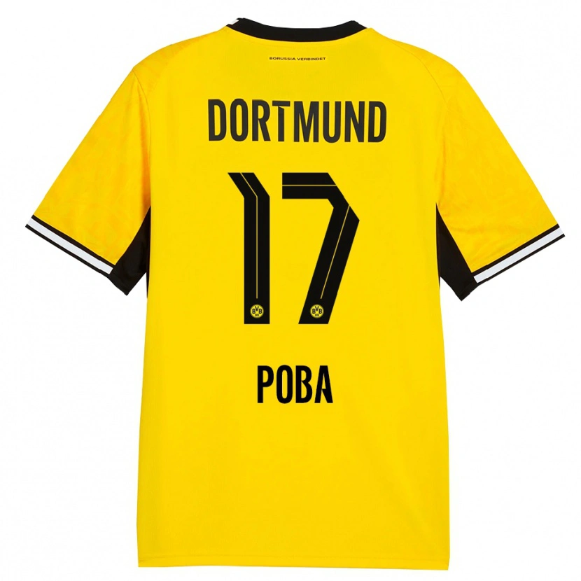 Danxen Hombre Camiseta Peniel Poba #17 Amarillo Negro Blanco 1ª Equipación 2026/27 La Camisa