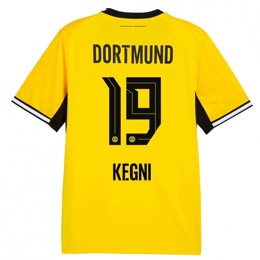 Danxen Hombre Camiseta Pharell Kegni #19 Amarillo Negro Blanco 1ª Equipación 2026/27 La Camisa