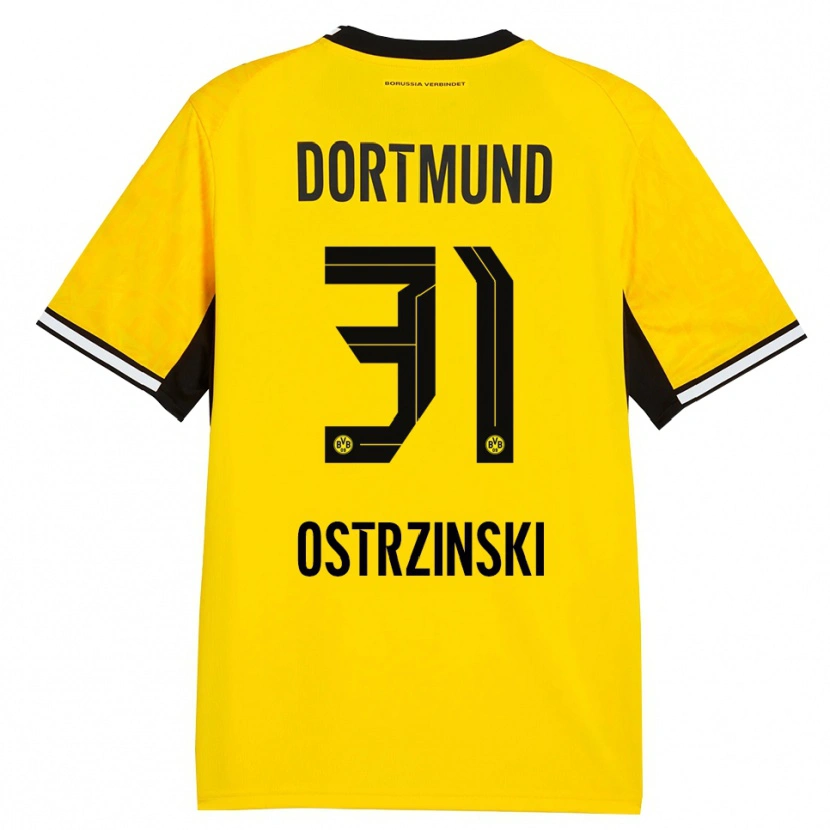 Danxen Hombre Camiseta Silas Ostrzinski #31 Amarillo Negro Blanco 1ª Equipación 2026/27 La Camisa