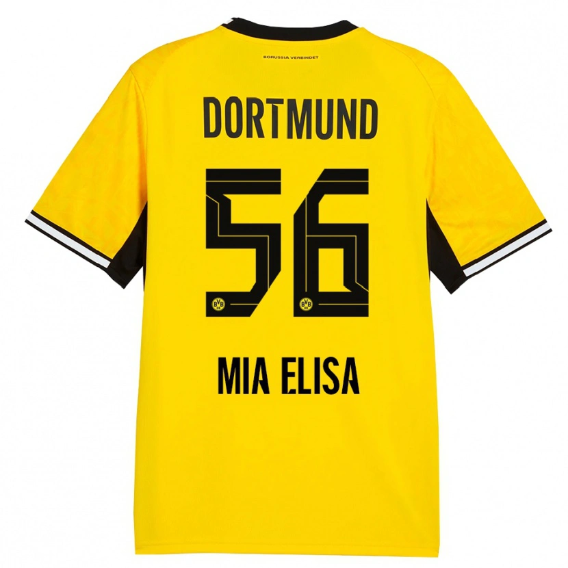 Danxen Hombre Camiseta Bomnuter Mia Elisa #56 Amarillo Negro Blanco 1ª Equipación 2026/27 La Camisa
