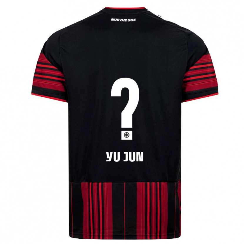 Danxen Hombre Camiseta Yu-Jun Seo #0 Negro Rojo Blanco 1ª Equipación 2026/27 La Camisa