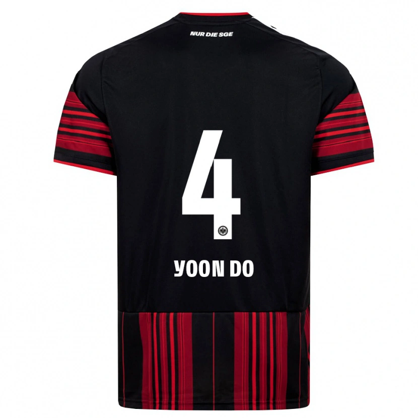Danxen Hombre Camiseta Yoon-Do Kim #4 Negro Rojo Blanco 1ª Equipación 2026/27 La Camisa