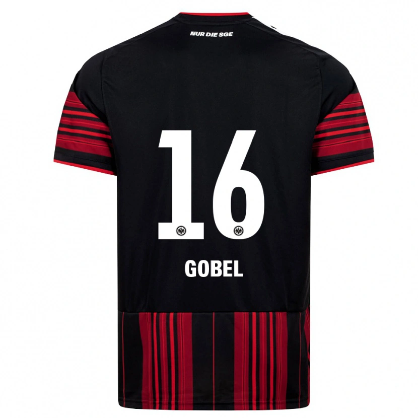 Danxen Hombre Camiseta Marlon Göbel #16 Negro Rojo Blanco 1ª Equipación 2026/27 La Camisa