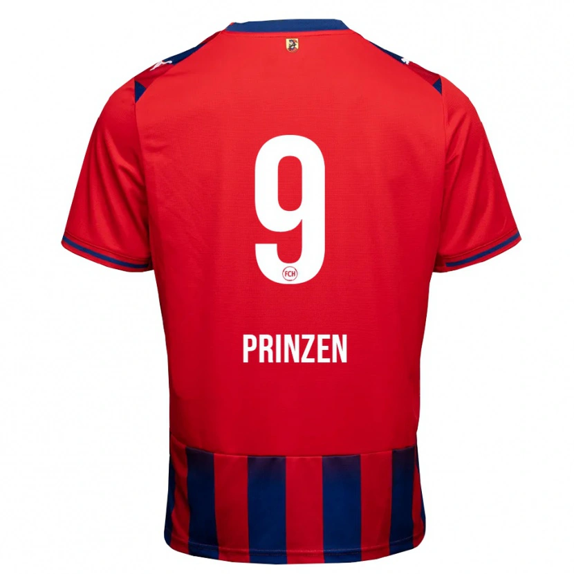 Danxen Hombre Camiseta Marlon Prinzen #9 Azul Real Blanco Rojo 1ª Equipación 2026/27 La Camisa