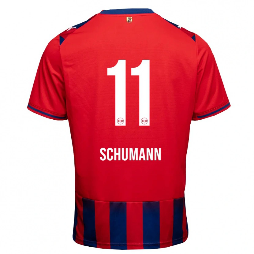 Danxen Hombre Camiseta Stefan Schumann #11 Azul Real Blanco Rojo 1ª Equipación 2026/27 La Camisa